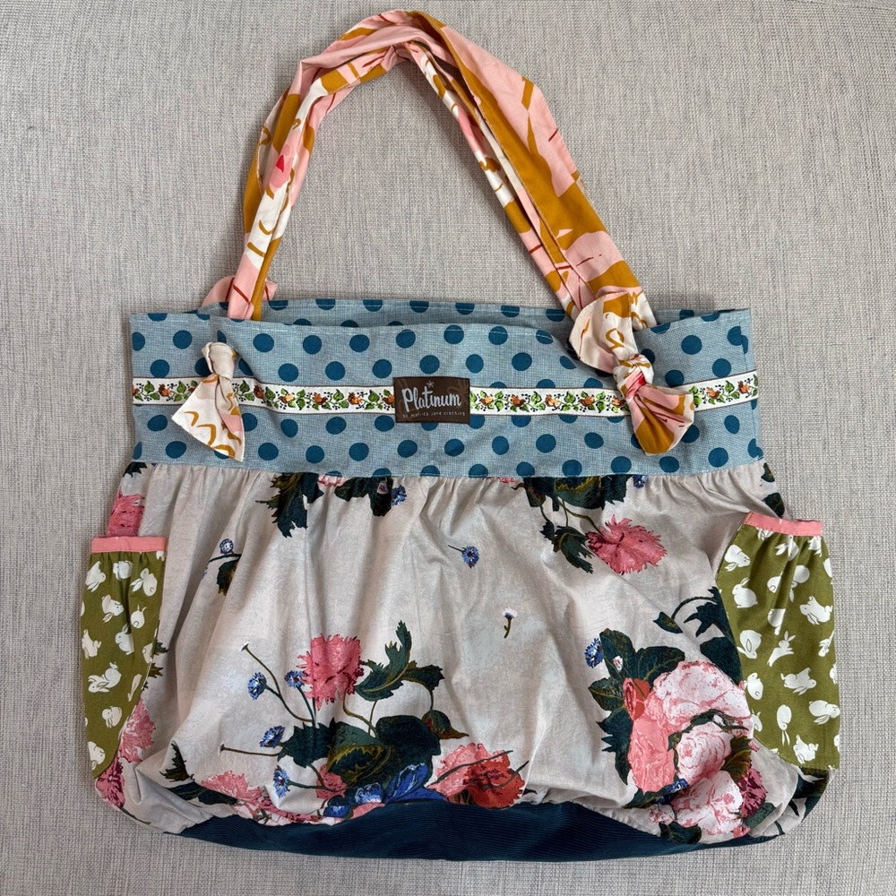 Matilda Jane Platinum tote bag - Spring/Easter print - NWOT